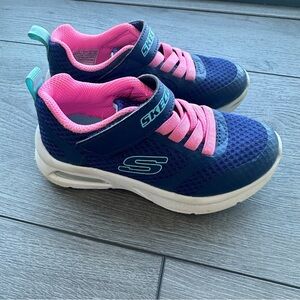 Skechers Blue and Pink Athletic Sneakers